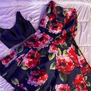 2 Piece Prom Dress